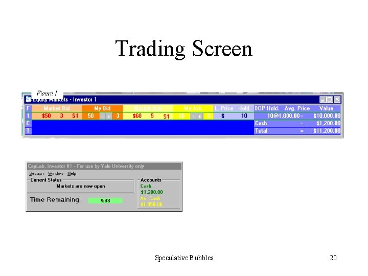 Trading Screen Speculative Bubbles 20 
