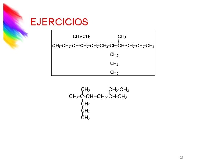 EJERCICIOS 15 