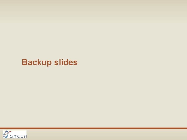 Backup slides 