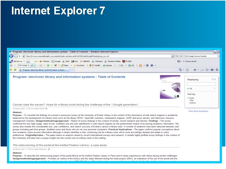 Internet Explorer 7 