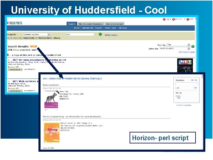 University of Huddersfield - Cool Horizon- perl script 