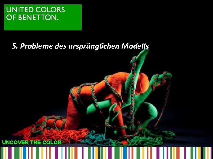 5. Probleme des ursprünglichen Modells UNCOVER THE COLOR. 5. Probleme des ursprünglichen Modells UNCOVER THE COLOR.