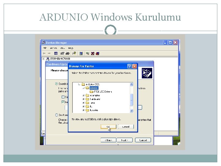 ARDUNIO Windows Kurulumu 
