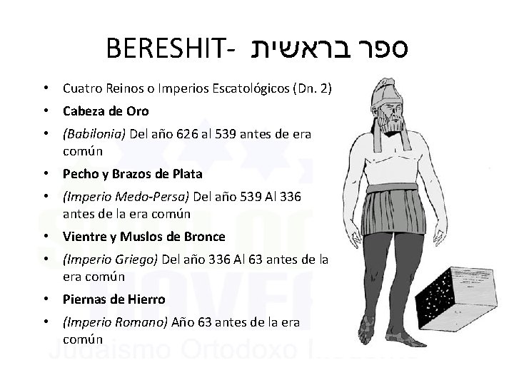 BERESHIT- בראשית ספר • Cuatro Reinos o Imperios Escatológicos (Dn. 2) • Cabeza de