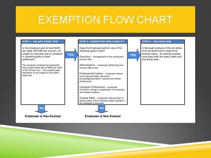 EXEMPTION FLOW CHART 