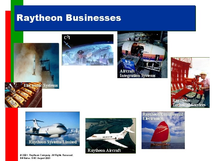 Raytheon Businesses C 3 I Aircraft Integration Systems Electronic Systems Raytheon Technical Services Raytheon