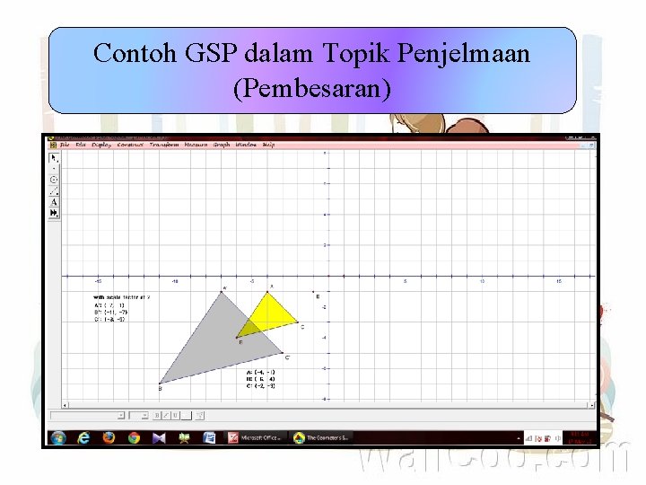 Contoh GSP dalam Topik Penjelmaan (Pembesaran) 