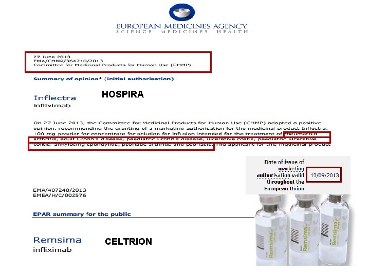 HOSPIRA CELTRION 