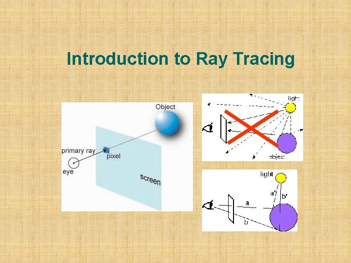 Introduction to Ray Tracing 