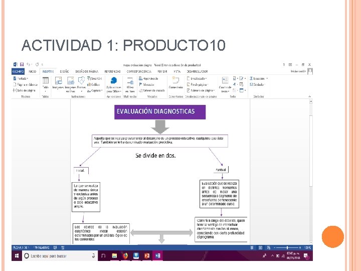 ACTIVIDAD 1: PRODUCTO 10 