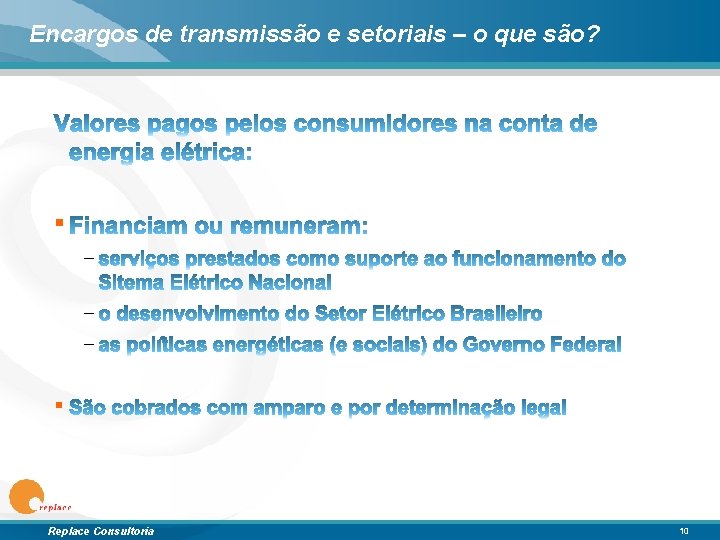 Encargos de transmissão e setoriais – o que são? § – – – §