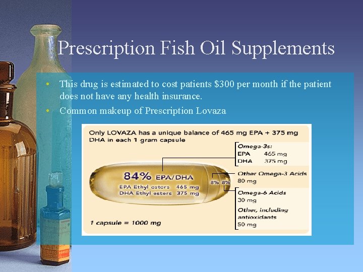 Prescription Fish Oil Supplements • This drug is estimated to cost patients $300 per