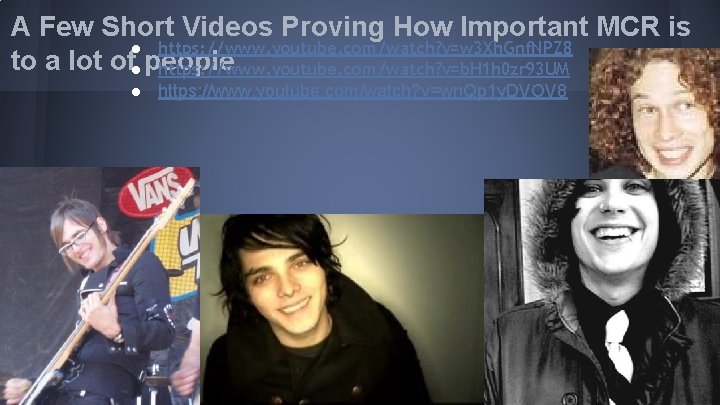 A Few Short Videos Proving How Important MCR is ● https: //www. youtube. com/watch?