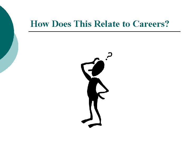 How Does This Relate to Careers? 