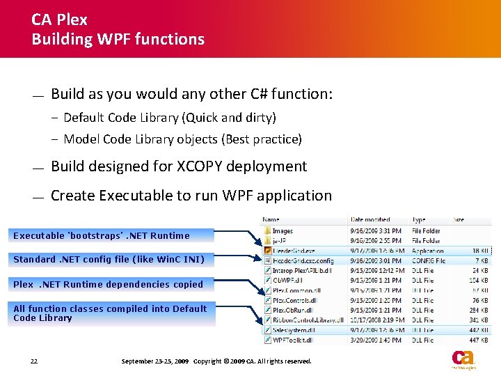 CA Plex Building WPF functions — Build as you would any other C# function: CA Plex Building WPF functions — Build as you would any other C# function:
