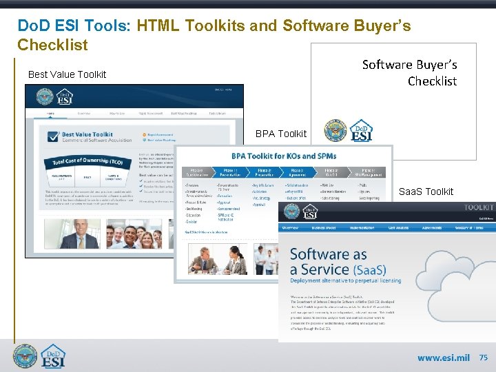 Do. D ESI Tools: HTML Toolkits and Software Buyer’s Checklist Best Value Toolkit BPA Do. D ESI Tools: HTML Toolkits and Software Buyer’s Checklist Best Value Toolkit BPA