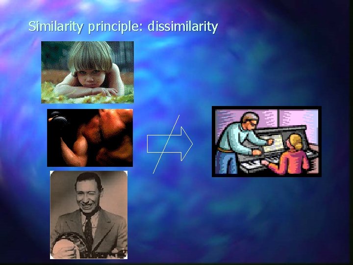 Similarity principle: dissimilarity 