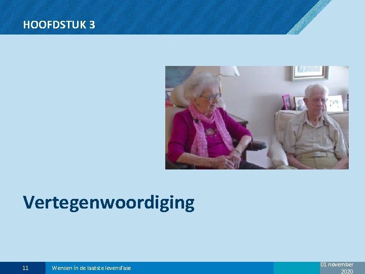 HOOFDSTUK 3 Vertegenwoordiging 11 Wensen in de laatste levensfase 01 november 2020 