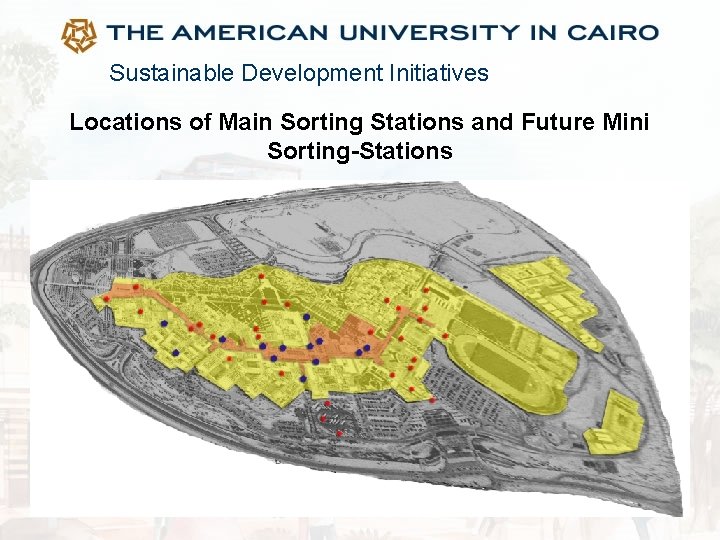 Sustainable Development Initiatives Locations of Main Sorting Stations and Future Mini Sorting-Stations 