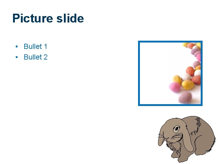 Picture slide • Bullet 1 • Bullet 2 