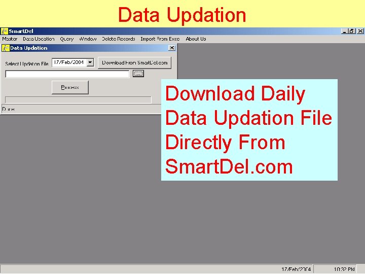 Data Updation Download Daily Data Updation File Directly From Smart. Del. com 
