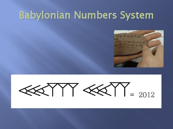 Babylonian Numbers System 