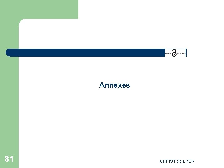 Annexes 81 URFIST de LYON 