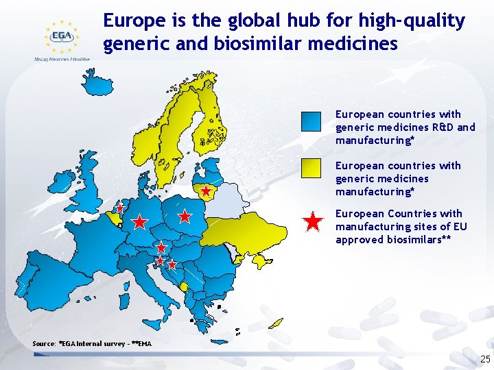 Europe is the global hub for high-quality generic and biosimilar medicines European countries with