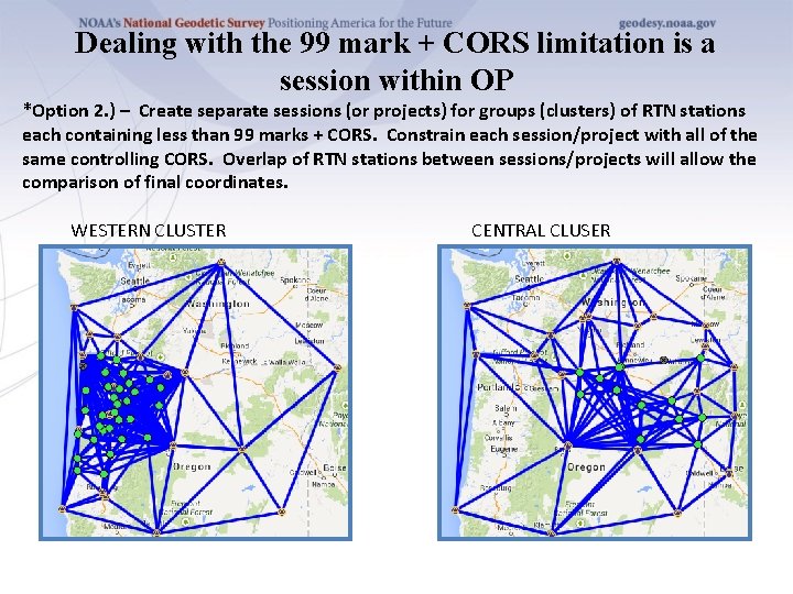 Dealing with the 99 mark + CORS limitation is a session within OP *Option