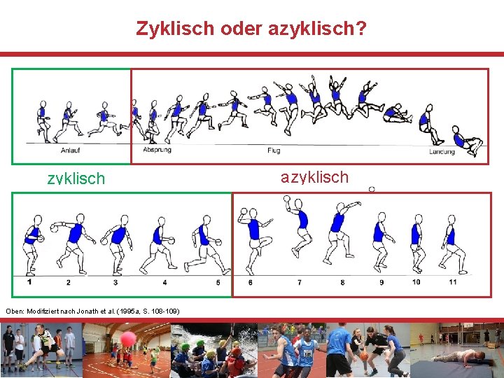 Zyklisch oder azyklisch? zyklisch Oben: Modifiziert nach Jonath et al. (1995 a, S. 108