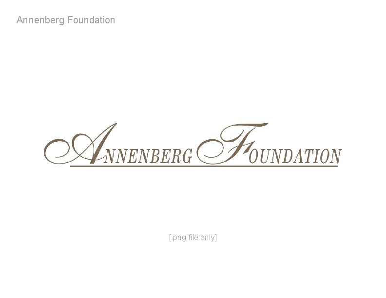 Annenberg Foundation [. png file only] 