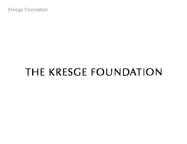 Kresge Foundation 