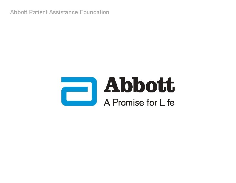 Abbott Patient Assistance Foundation 
