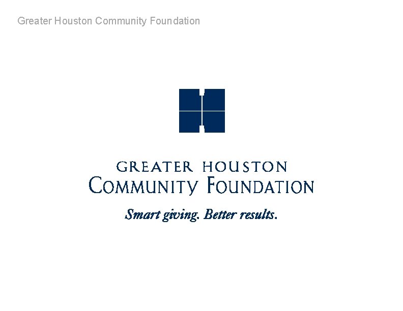 Greater Houston Community Foundation 