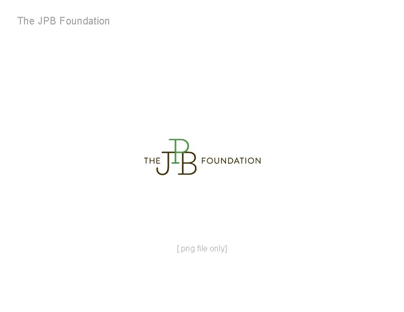 The JPB Foundation [. png file only] 