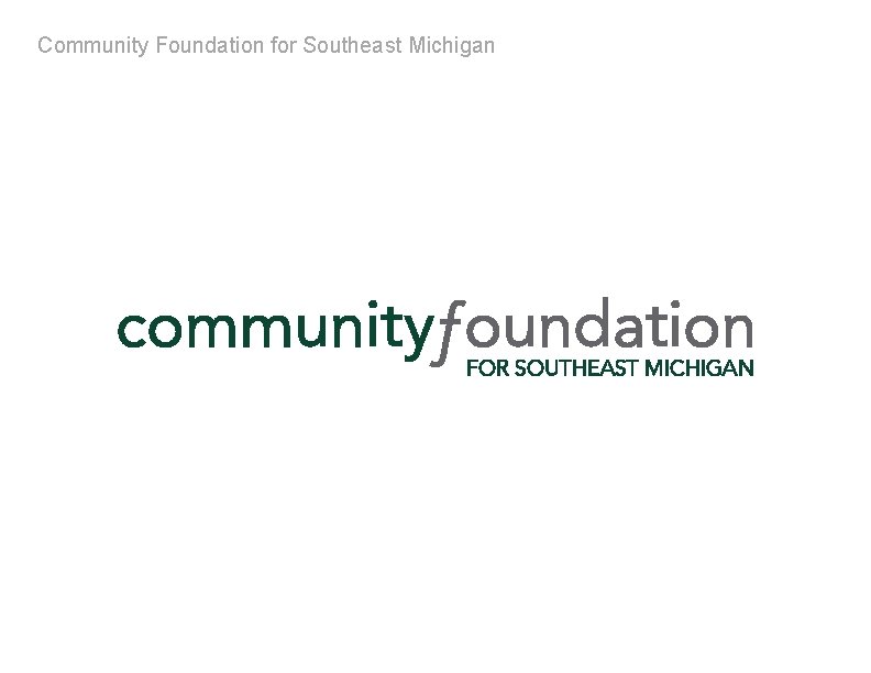 Community Foundation for Southeast Michigan 