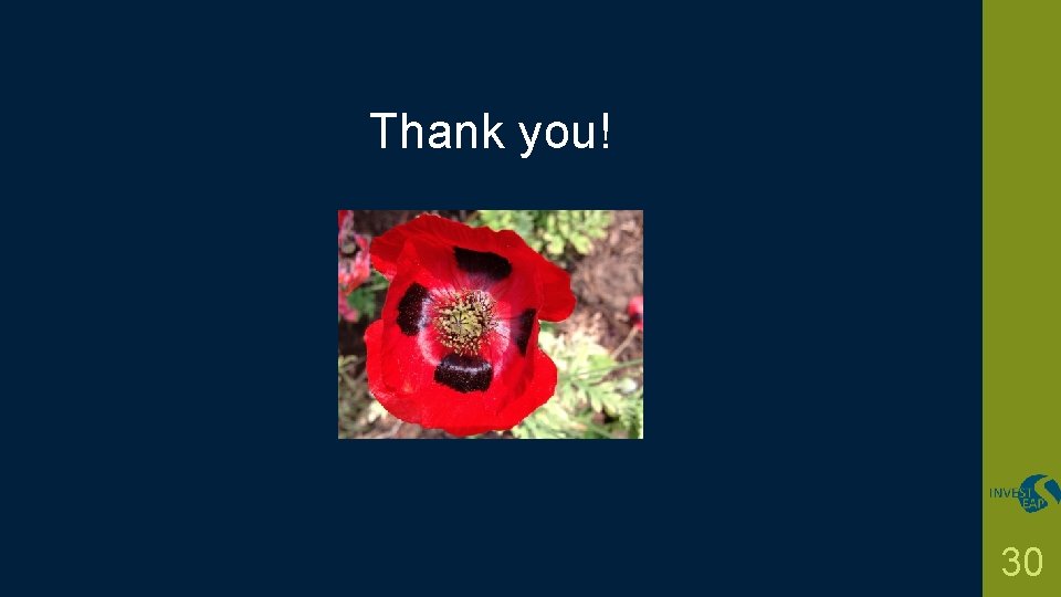 Thank you! 30 