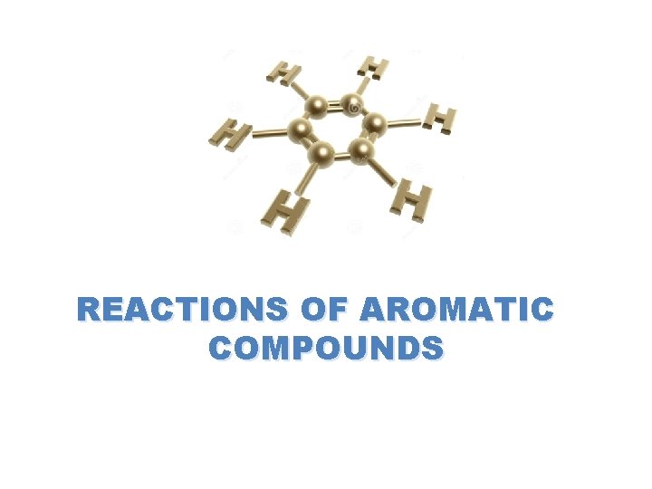 REACTIONS OF AROMATIC COMPOUNDS 