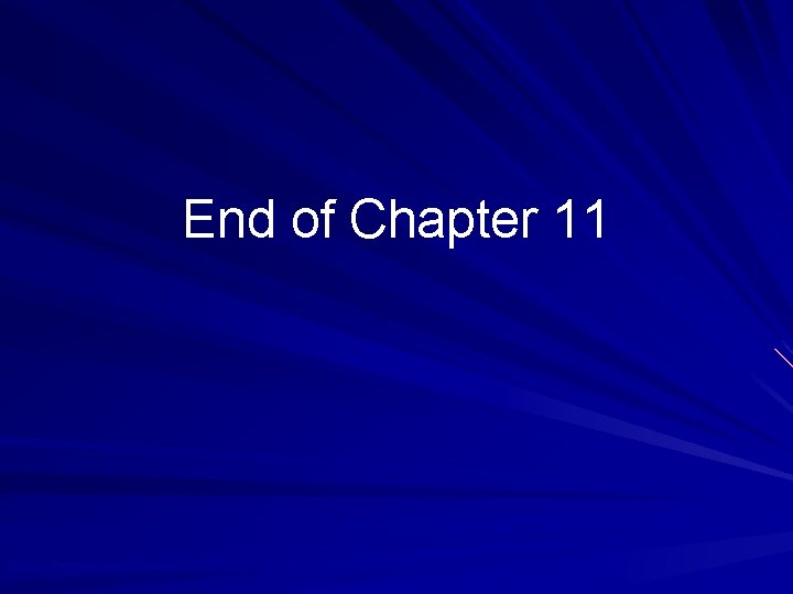 End of Chapter 11 © 2010 Prentice Hall Business Publishing, Auditing 13/e, Arens/Elder/Beasley 11