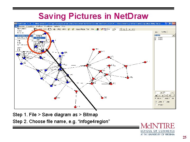 Saving Pictures in Net. Draw Step 1. File > Save diagram as > Bitmap