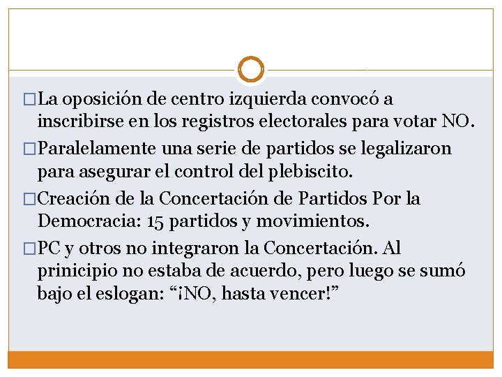 �La oposición de centro izquierda convocó a inscribirse en los registros electorales para votar