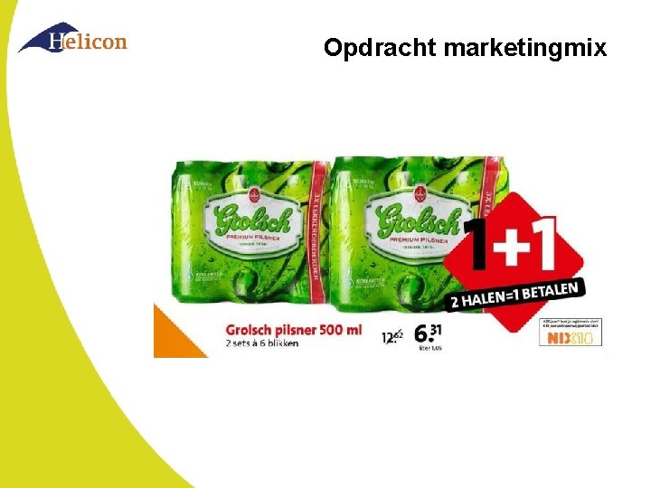 Opdracht marketingmix 