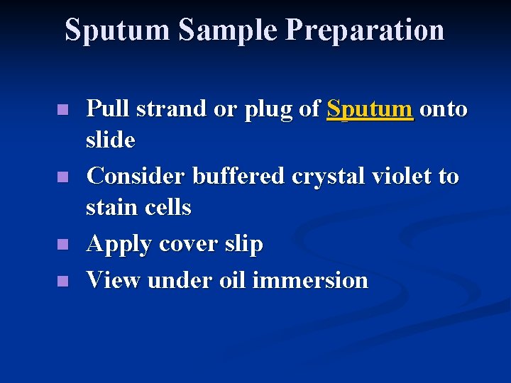 CLINICAL LABORATORY DIAGNOSTICS OF PATHOLOGICAL PROCESSESS IN LUNGS