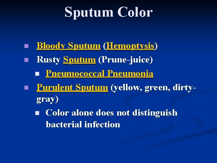 CLINICAL LABORATORY DIAGNOSTICS OF PATHOLOGICAL PROCESSESS IN LUNGS