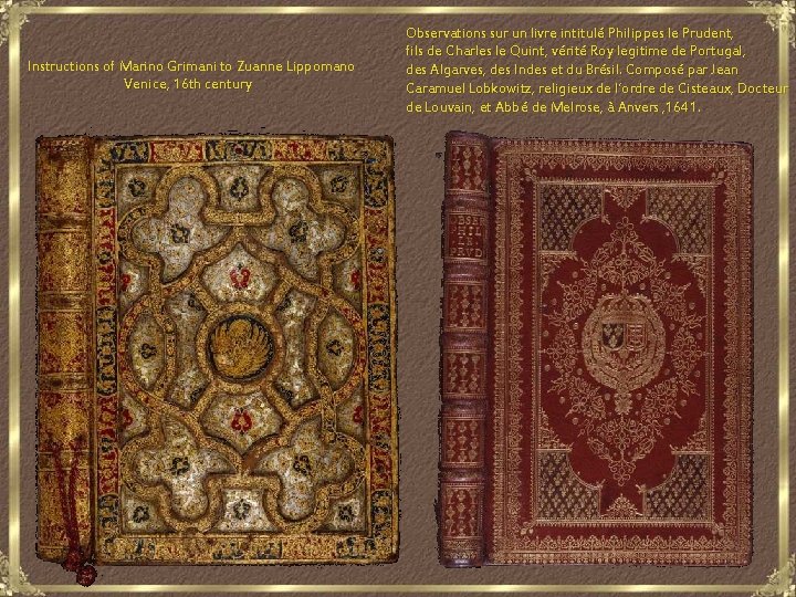 Instructions of Marino Grimani to Zuanne Lippomano Venice, 16 th century Observations sur un