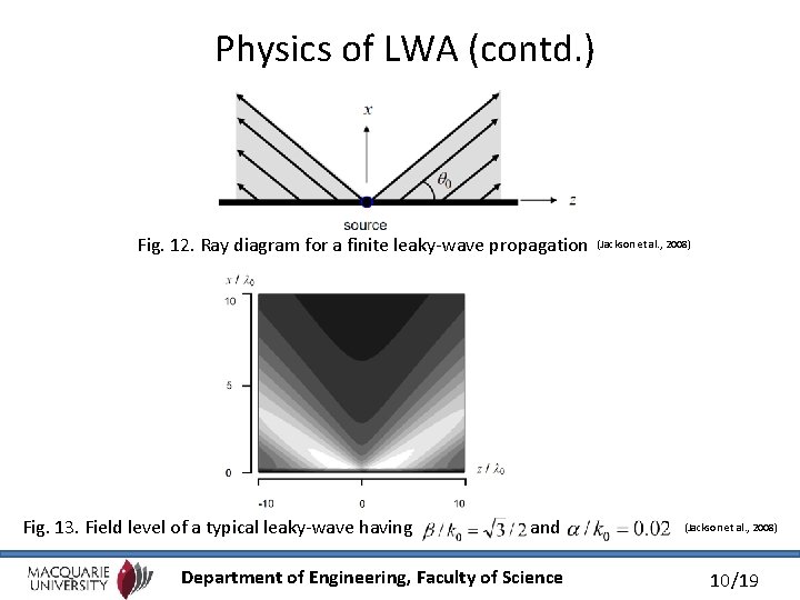 Physics of LWA (contd. ) Fig. 12. Ray diagram for a finite leaky-wave propagation