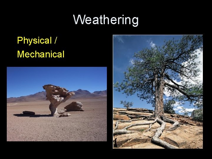 Weathering Physical / Mechanical 
