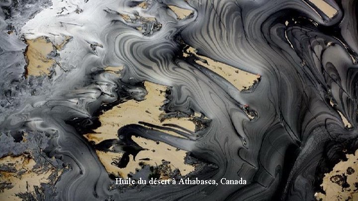 Huile du désert à Athabasca, Canada 