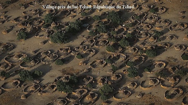 Village près du lac Tchad. République du Tchad. 