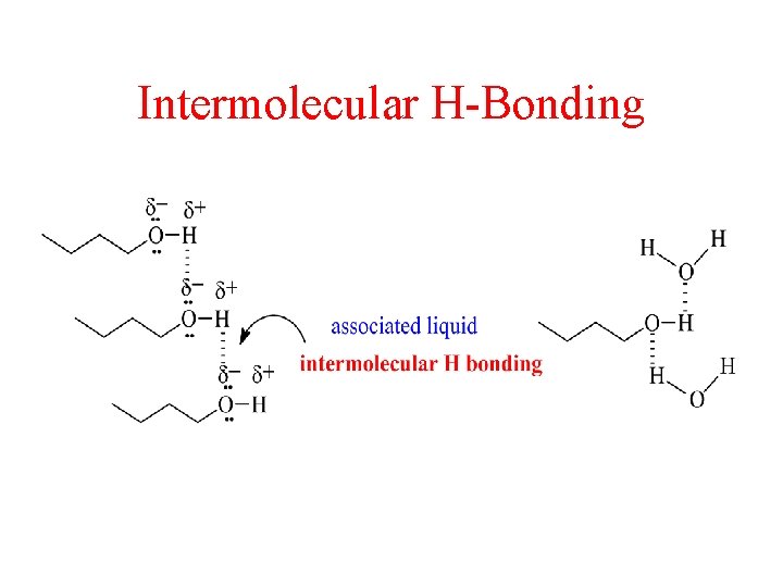 Intermolecular H-Bonding 